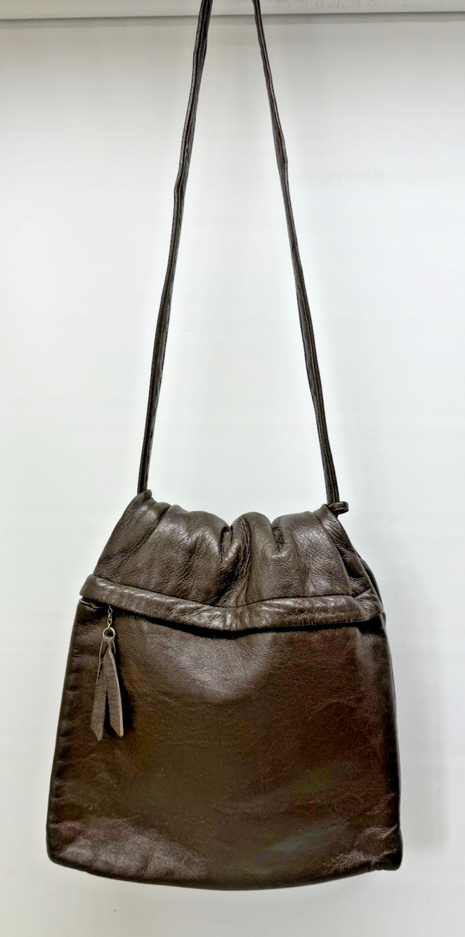 Vintage WALKER WESTERN Purse Soft Leather Saddle Bag Style Wickenburg, AZ USA
